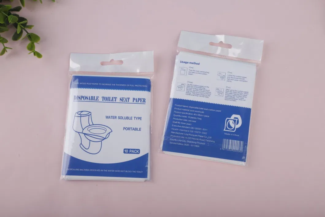 Ecological Toilet Seat Cover Toliet Seat Cover Paper Travel Disposable Toilet Seat Covers for Toddlers