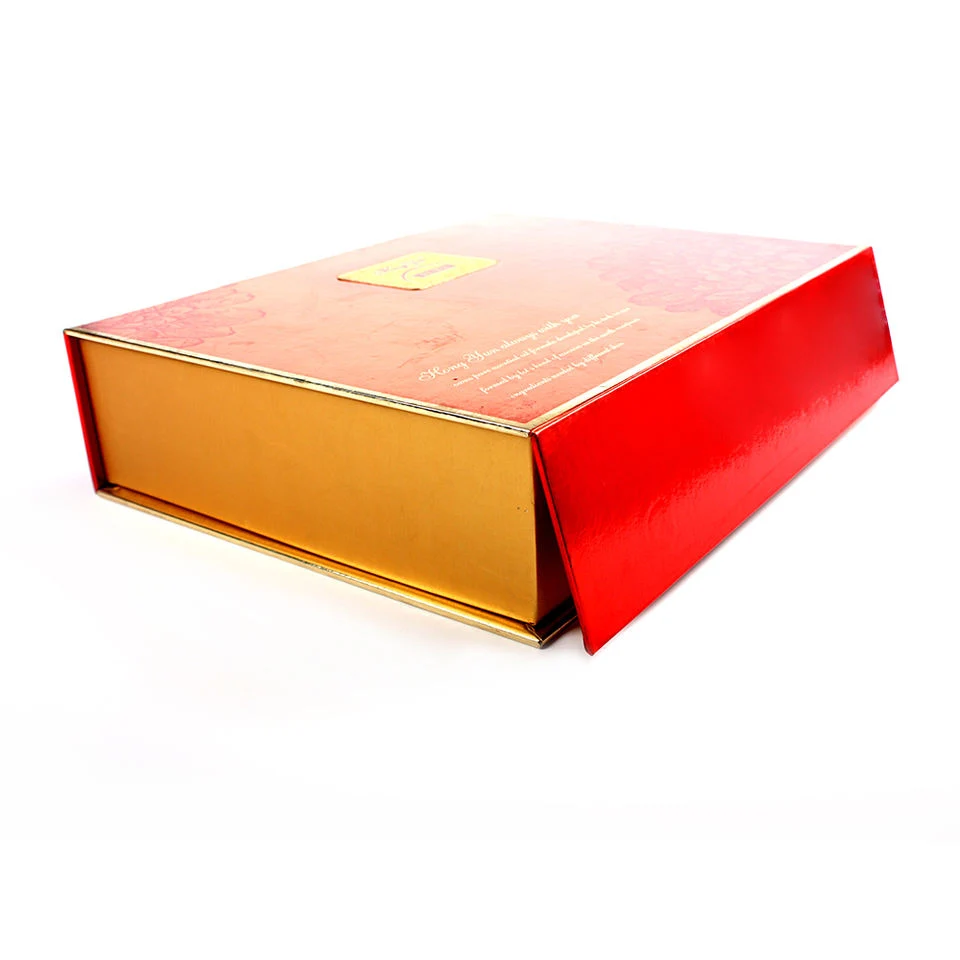 Factory Custom Cardboard Book Type Gift Box Packaging Tea Magnet Lid Box