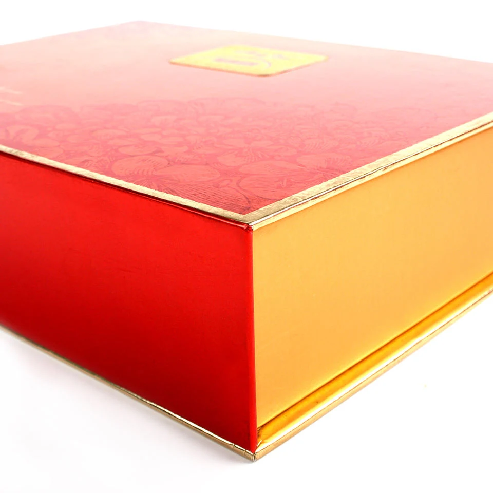 Factory Custom Cardboard Book Type Gift Box Packaging Tea Magnet Lid Box