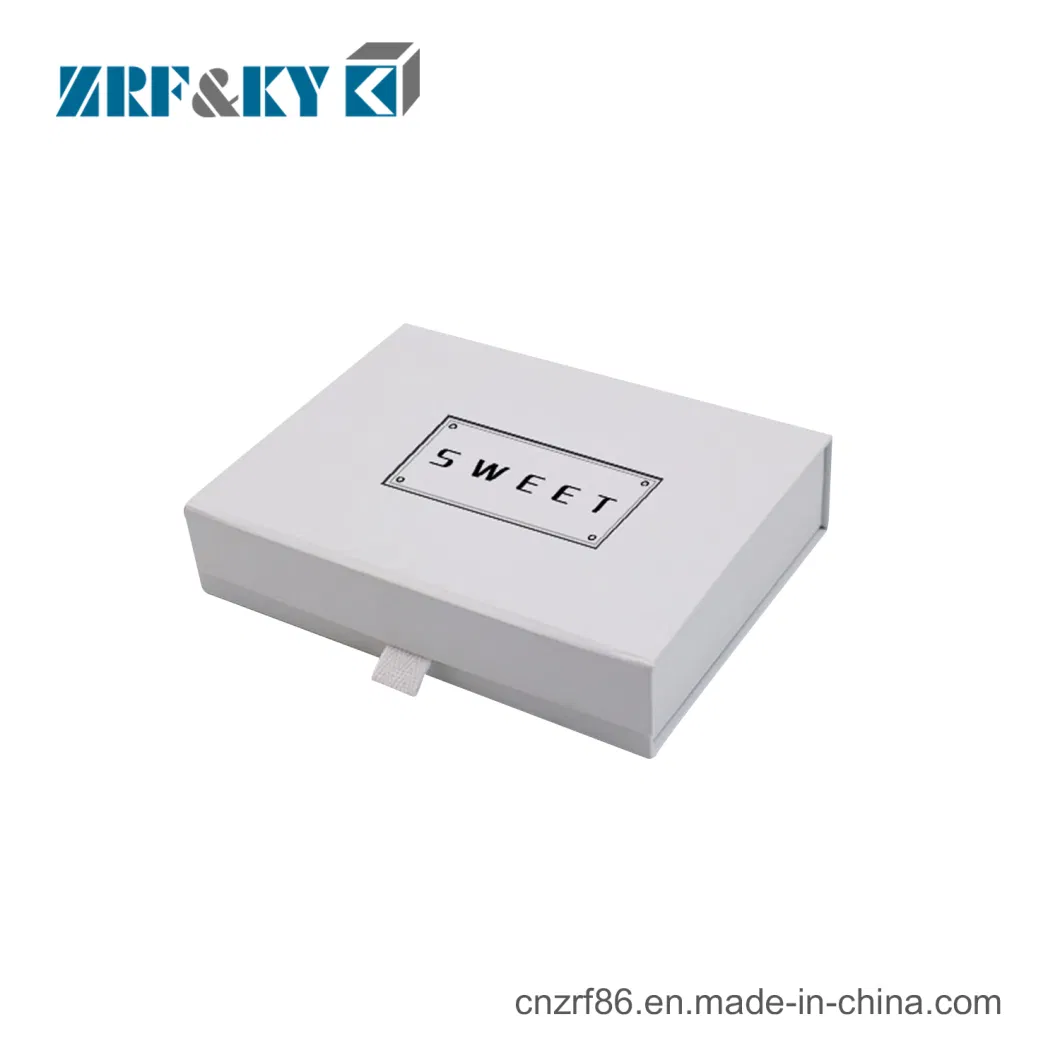 Custom Logo Printed Hot Stamping Book Style Rigid Hard Paperboard Rigid Magnetic Paper Gift Box