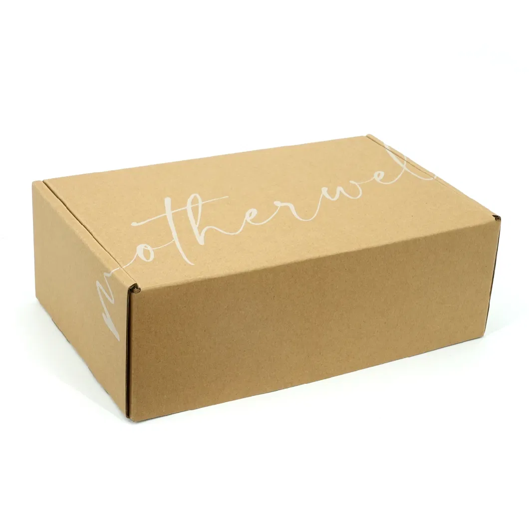 Custom Kraft E-Flute Cardboard Moving Corrugated Box Large Mailing Carton Shipping Box