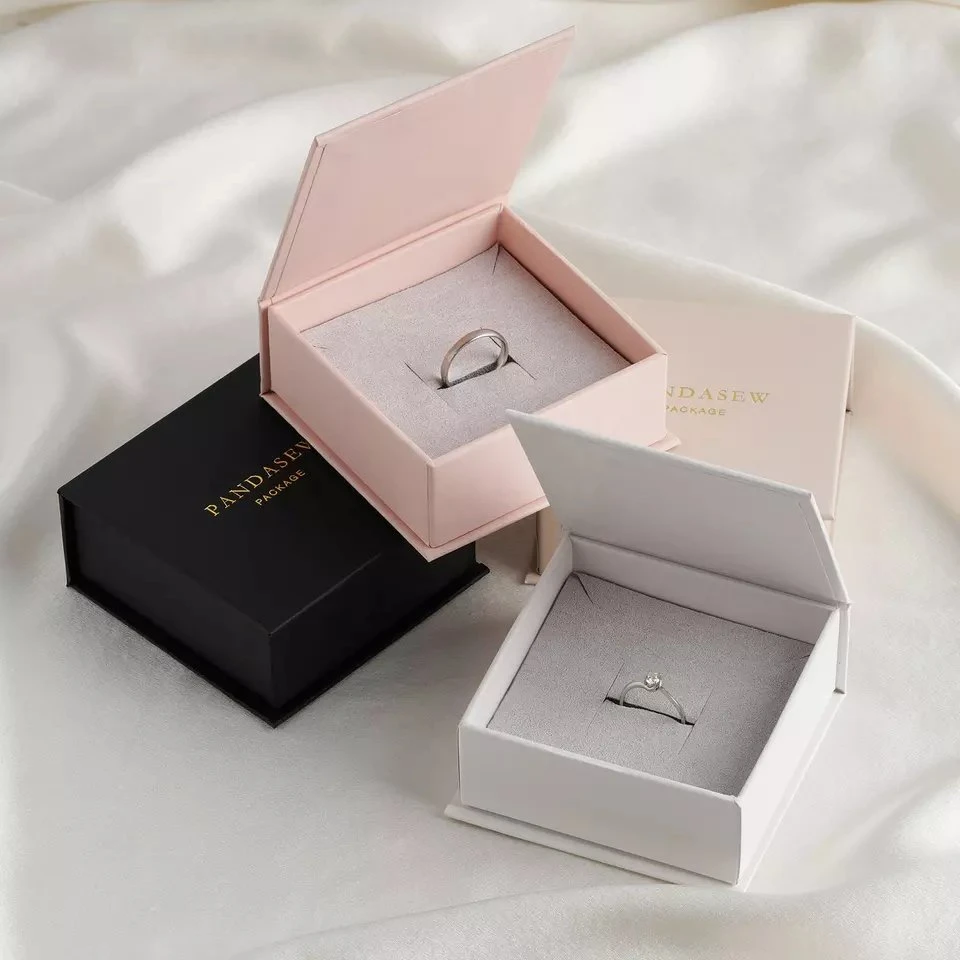 Custom Printed Custom Size Different Jewelry Paper Box Cardboard Drawer Sliding Jewelry Paper Packaging Box