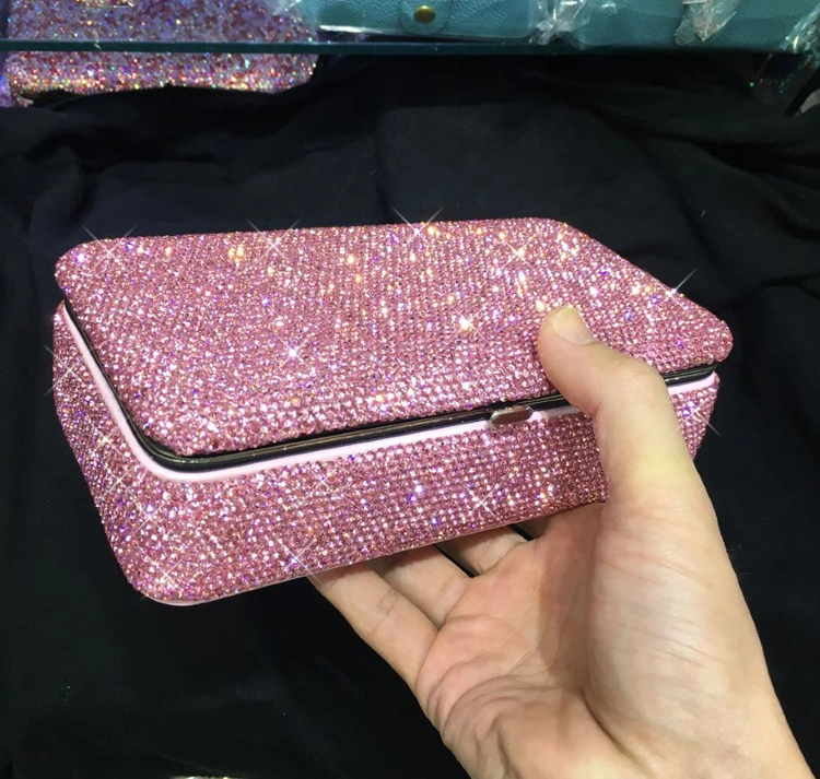 Ea015 Travel Luxury Small Accessories Earring Ring Boxes Wholesale Custom Logo Portable Mirror Jewelry Storage Box