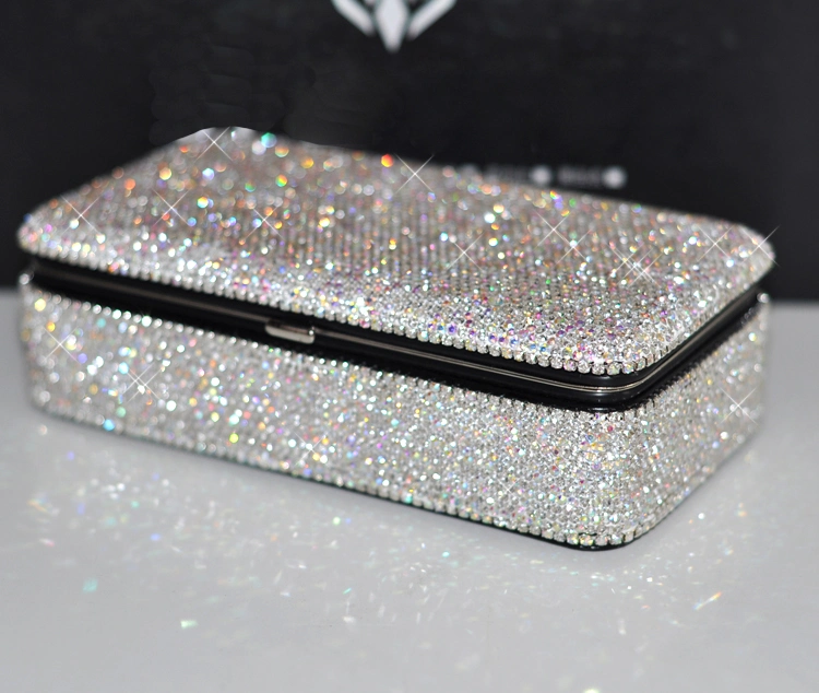 Ea015 Travel Luxury Small Accessories Earring Ring Boxes Wholesale Custom Logo Portable Mirror Jewelry Storage Box