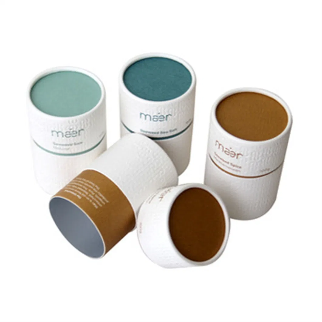 High Quality Wholesale Custom Cheap Firstsail Hair Care Essential Oil Hair Oil Glass Cylinder Packaging Tube Paper Pink Black Round Rigid Box