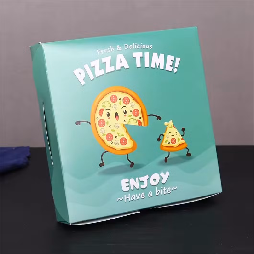 Free Sample Kraft Corrugated Octangle Shape Pizza Packaging Paper Corrugated Pizza Box