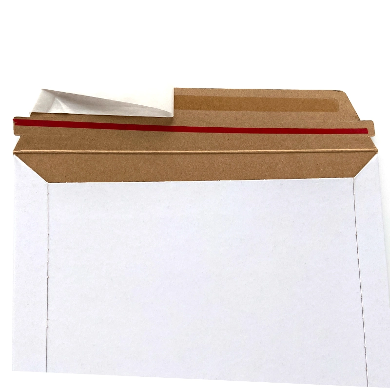 Kraft Rigid Envelope Mailer Packaging A4 Size for Shipping Book Document Magazine
