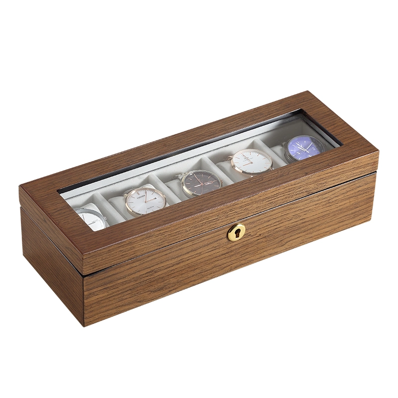 Personalized Storage Box with 5 Slots for Watches
