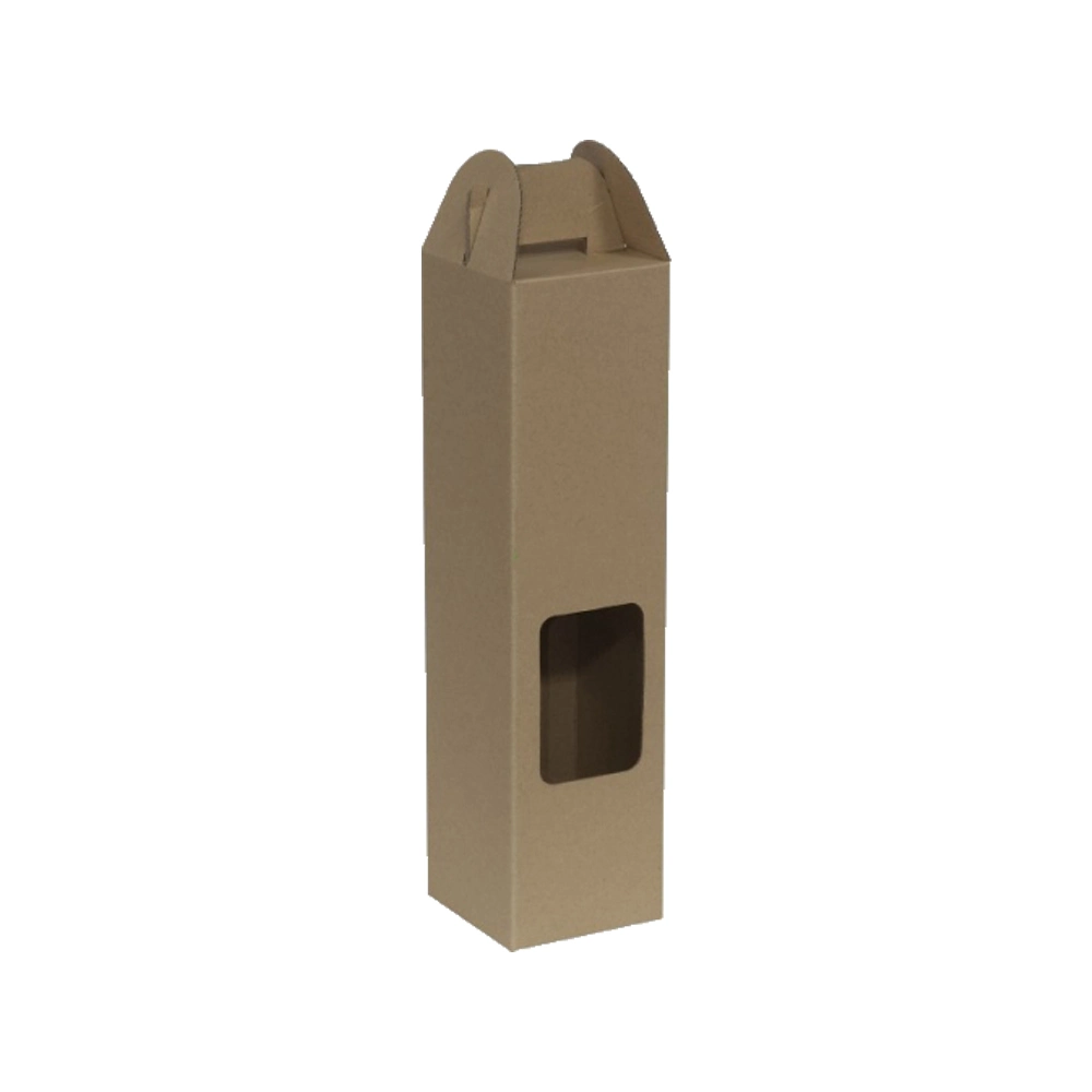 Wholesale Custom Foldable and Portable 2 or 3 Bottles White Cardboard Wine Packaging Box