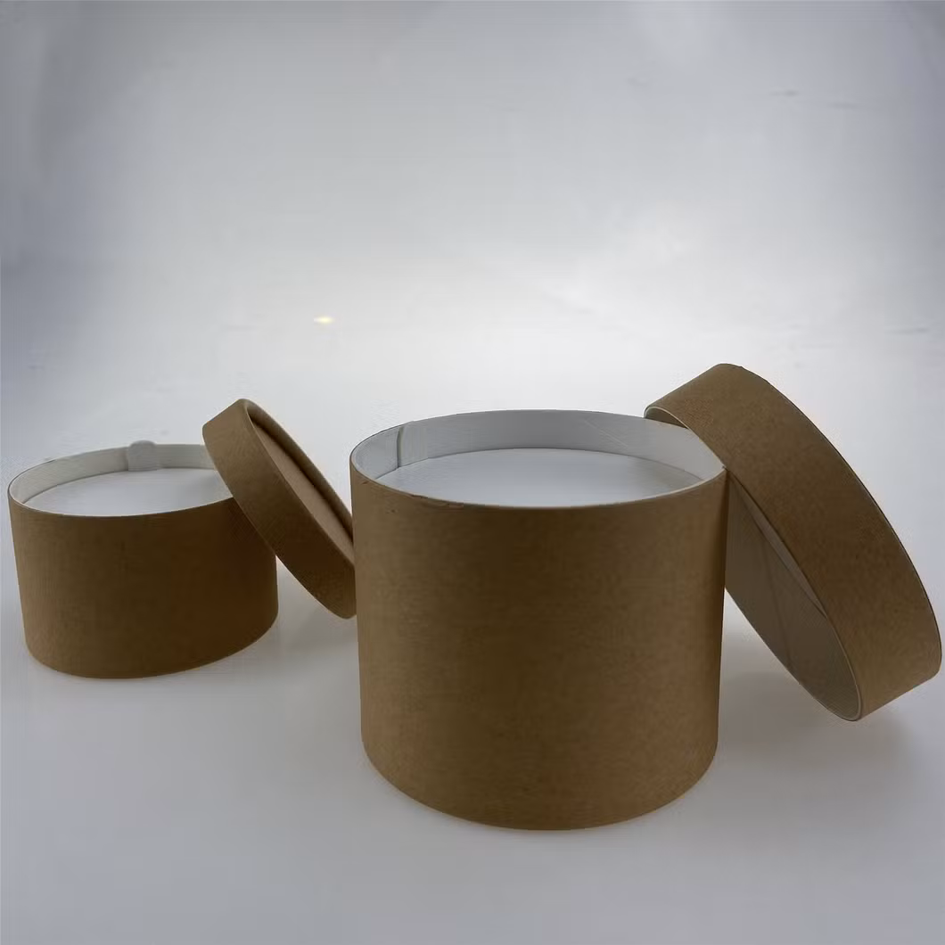 Custom Cardboard Lid and Base Gift Case Cylindrical Box