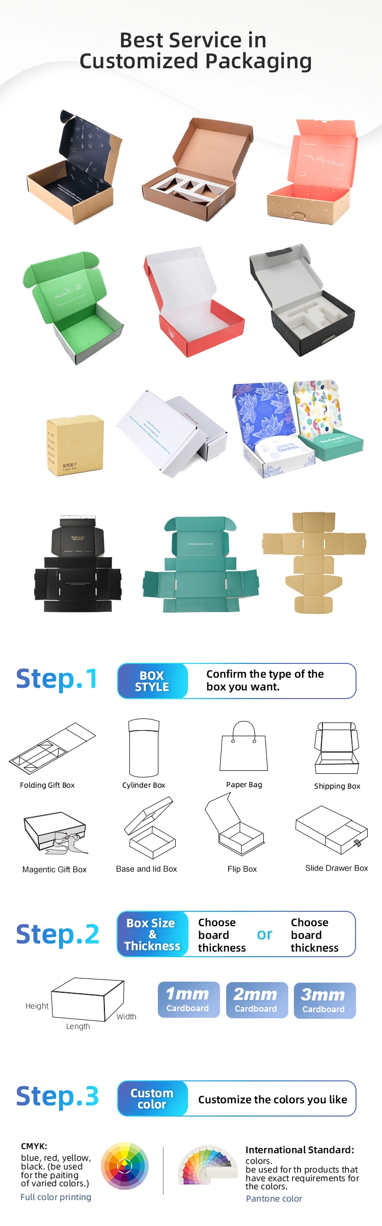 Personalized Packaging Custom Logo Wholesale Recycle Paper Perfume Wine Bottle Coffee Mug Candle Jar Clothing Shipping Gift Box