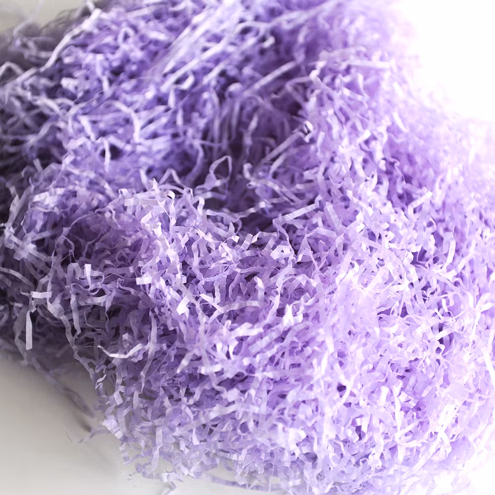 Decorative Crinkle Cut Shredded Shred Paper Raffia Filler for Gift Wrapping Box Basket Filling
