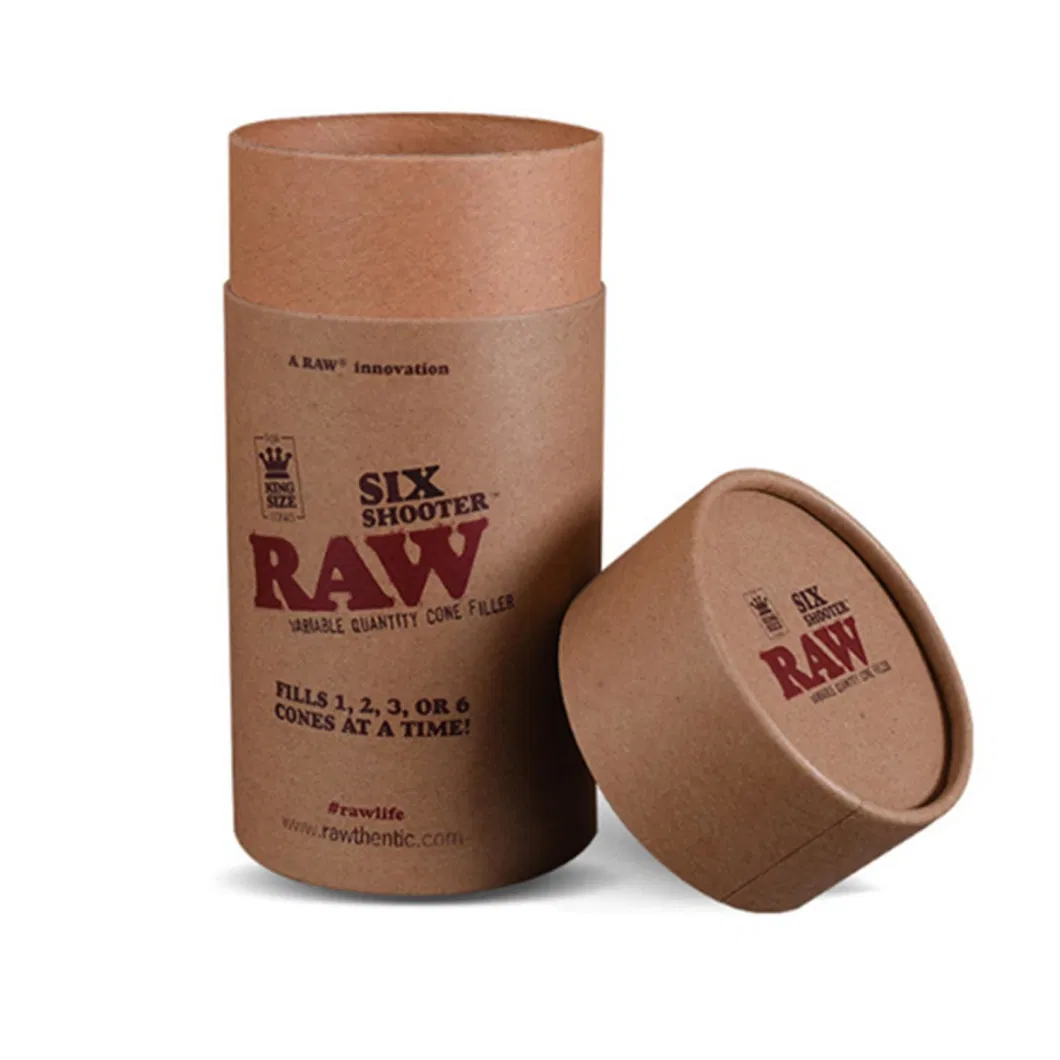 High Quality Wholesale Custom Cheap Firstsail Hair Care Essential Oil Hair Oil Glass Cylinder Packaging Tube Paper Pink Black Round Rigid Box