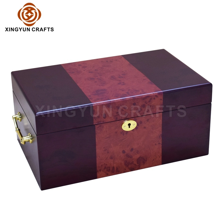 2023 New Personalized Wooden Jewelry Packaging Box Black Leather Travel Jewelry Collection Box Multi Jewelry Storage Case