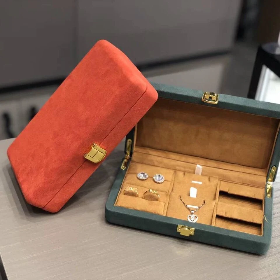 Good Price Custom Logo PU Leather Joyero Travel Jewelry Box Organizer Personalized Gift Case Jewellery Boxes