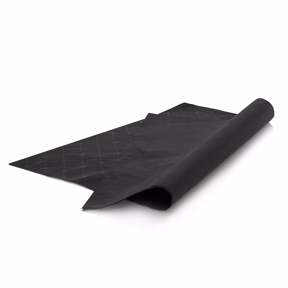 Hot Stamping Black Silk Paper Custom Dress Packaging Tissue Wrapping Paper