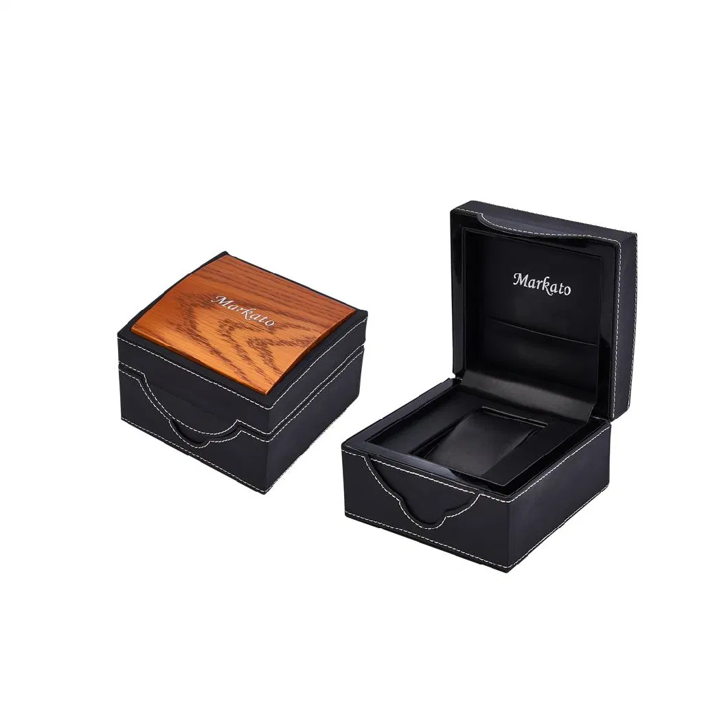 Leather Personalized Luxury Packaging Display Gift Storage Wooden Watch Jewelry Box