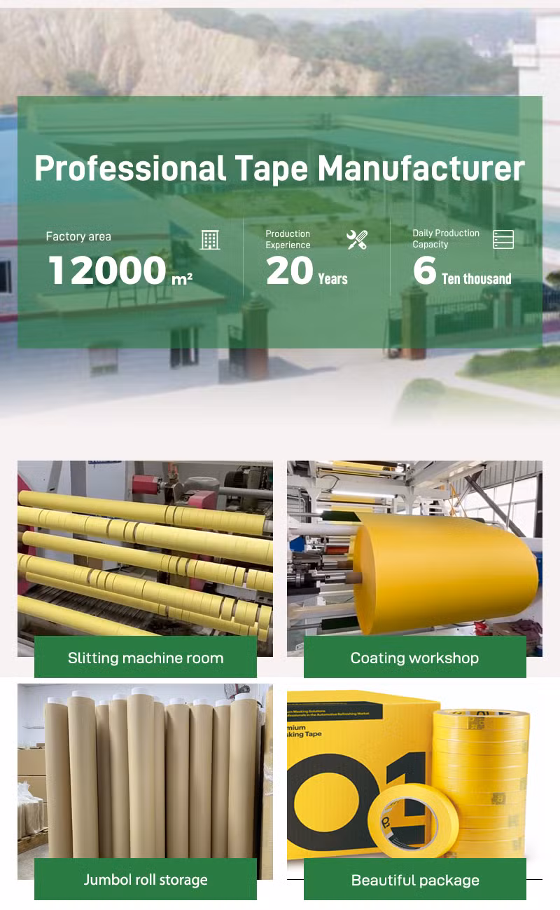 Manufacturers Wholesale Price High Quality Self Custom Packing Tape Decorative Painters Masking Paper Tape