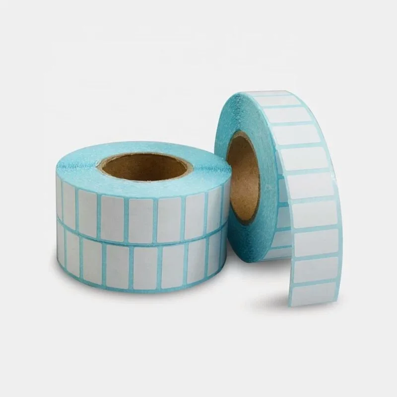 Custom White Roll Label Stickers Blank Barcode Label Direct Print Waterproof Sticker Labels for Packaging