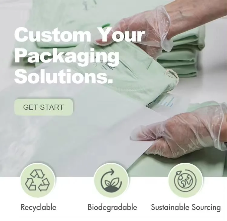 Custom Biodegradable Glassine Paper Bag Compostable Glassine Paper Envelope Transparent Paper for Clothing and Shoes