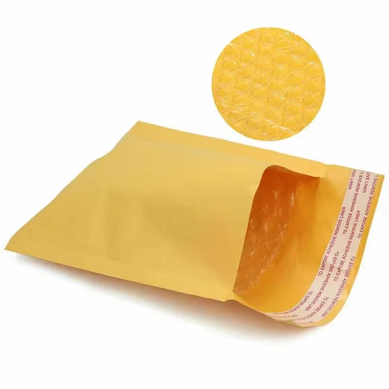 Kraft Paper Padded Envelope for Shirt Clothes Bubble Paper Mailer Cardboard Envelopes for Clothes