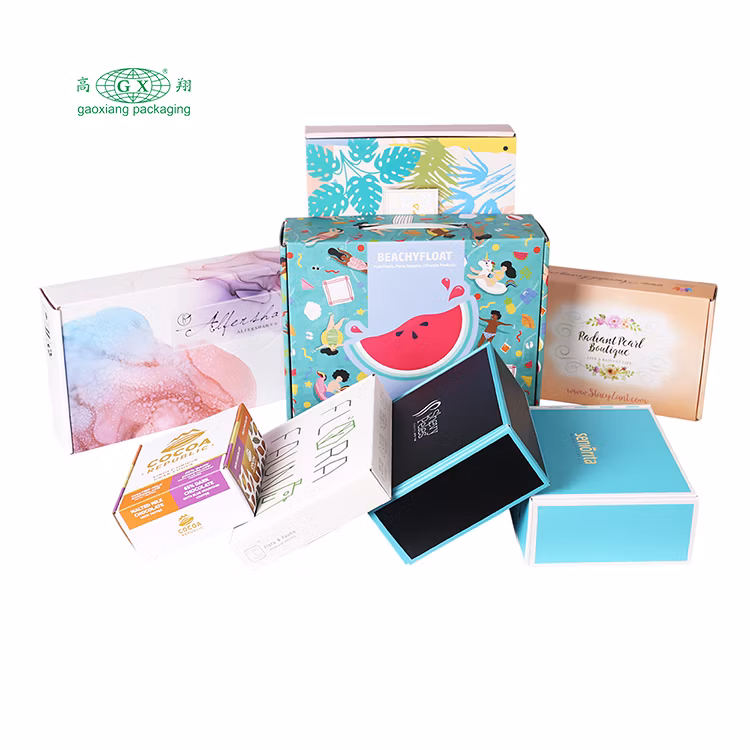 Wholesale Custom Colored Shipping Packaging Jewelry Gift Kraft Paper Boxes Personalized Box
