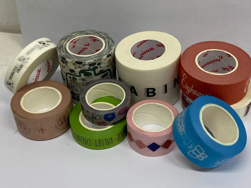 Custom Printed Colored Washi Tape Offer Waterproof DIY Acrylic Customized Scrapbooking Item Crafts Paper Color Design Feature