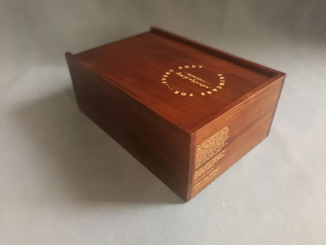 High Quality Customized Single Wooden Gift Box for Red Wine