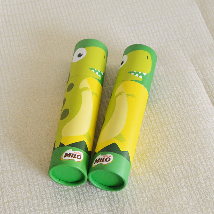 Custom Colorful Thin Long Cylinder Tube Small Cardboard Incense Stick Packaging Box