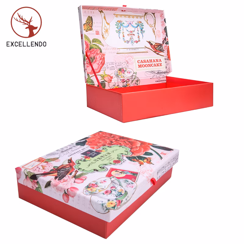 Customised Printing Book Style Gift Box with Button Clousure for Gifts/Perfumes/Cosmetic