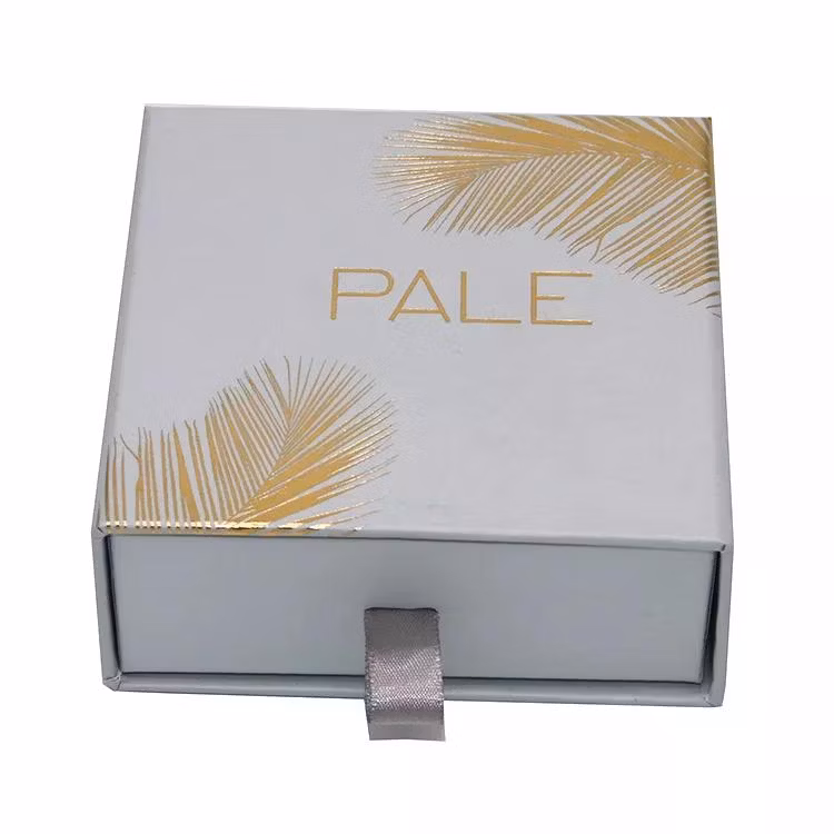 Personalized Custom Hard Cardboard Jewelry Packaging Gift Box Drawer Box