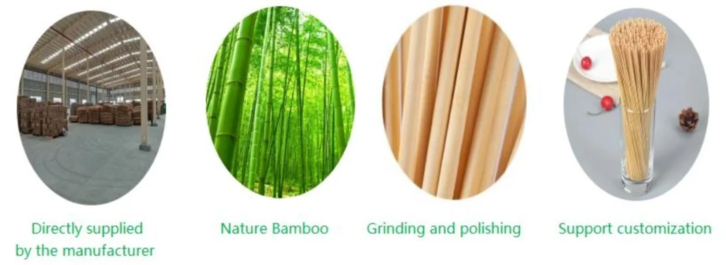 Factory Wholesale Price Bulk Packaging Bamboo Sticks Used for Incense Sticks