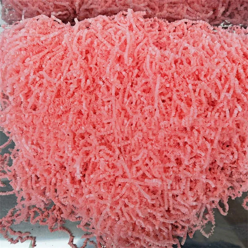 High Quality Crinkle Strip Cut Crinkle Paper Shredder Grinding Raffia Crinkle Shredded Cut Machine for Filling Gift Boxes