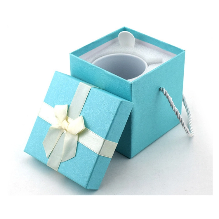 Custom Rigid Coffee Mug Tea Cup Sets Gift Box Cardboard Stainless Steel Wine Glass Thermos Bottle Packaging Boxes