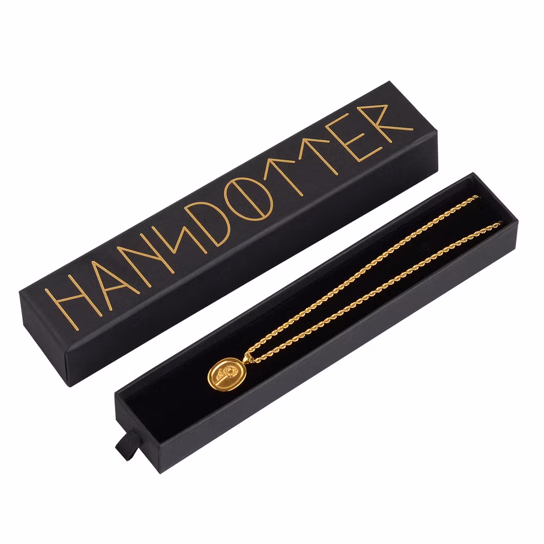 Custom Luxury Paper Gift Rings Earrings Necklace Packaging Jewelry Boxes with Logo