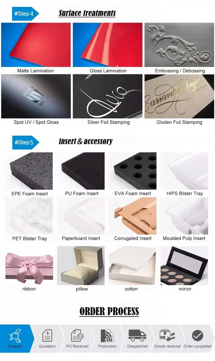Luxury Design White Rigid Lid and Base Cardboard Gift Box