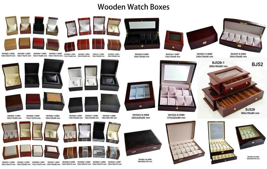 Personalized Luxury Custom Wooden Watch Packing Box Wholesale