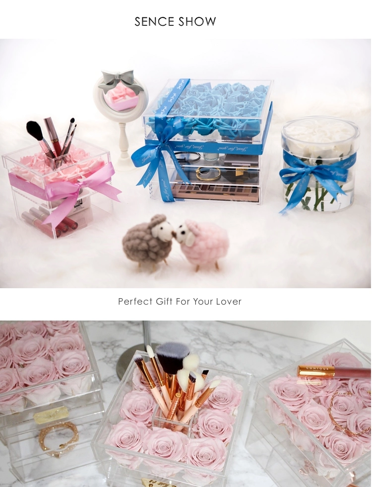 White Acrylics Box Acrylic Wedding Storage Box Personalized Name Wedding Card Box Event Decoration