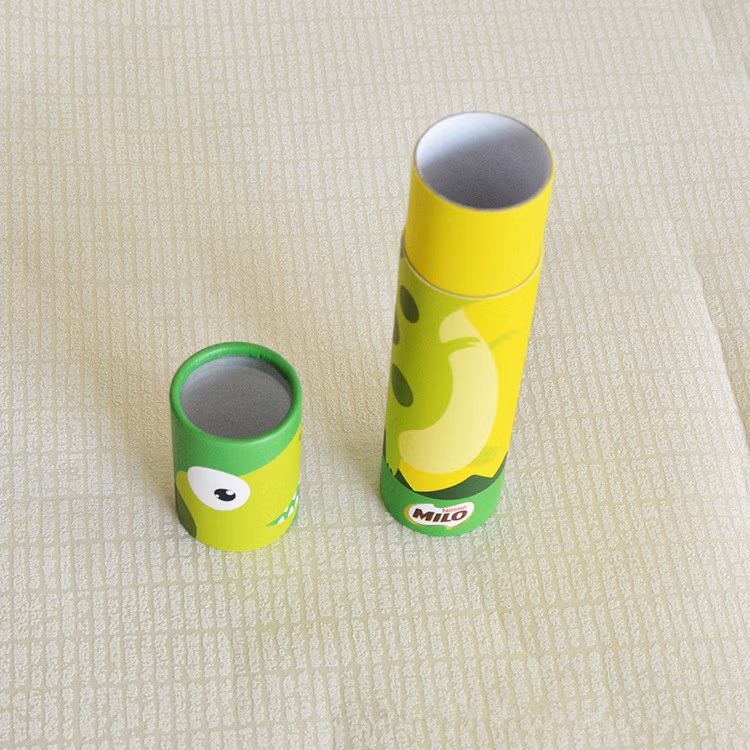 Custom Colorful Thin Long Cylinder Tube Small Cardboard Incense Stick Packaging Box