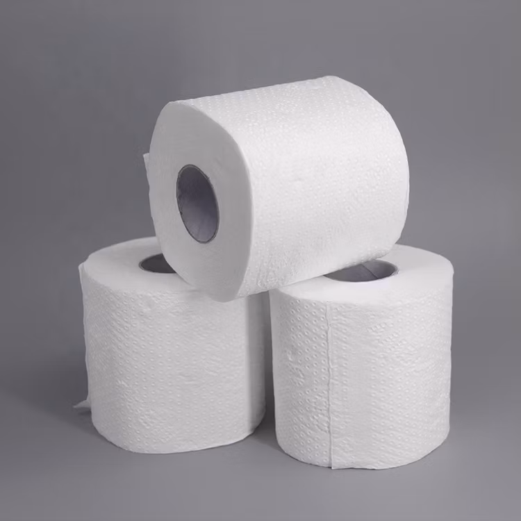 Tree Free Eco-Friendly Bamboo Toilet Paper Roll 3-Ply with Plastic Free Packaging Septic Safe Biodegradable Bath Tissue