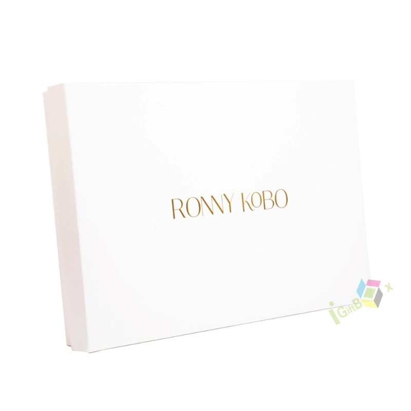 Custom Logo Rigid Cardboard Lid and Base Packaging Gift Paper Box