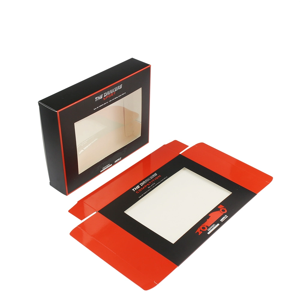 Custom Logo Printed Cardboard Paper Perfume Cosmetic Packaging Box with Window/Plastic Tray
