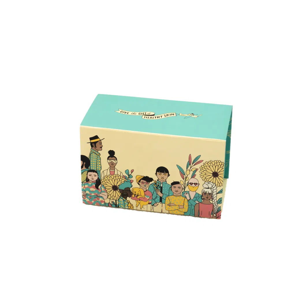 Innovative Magnetic Closure Gift Box Crafted From Sturdy Cardstock for Personalized Festive Gifting