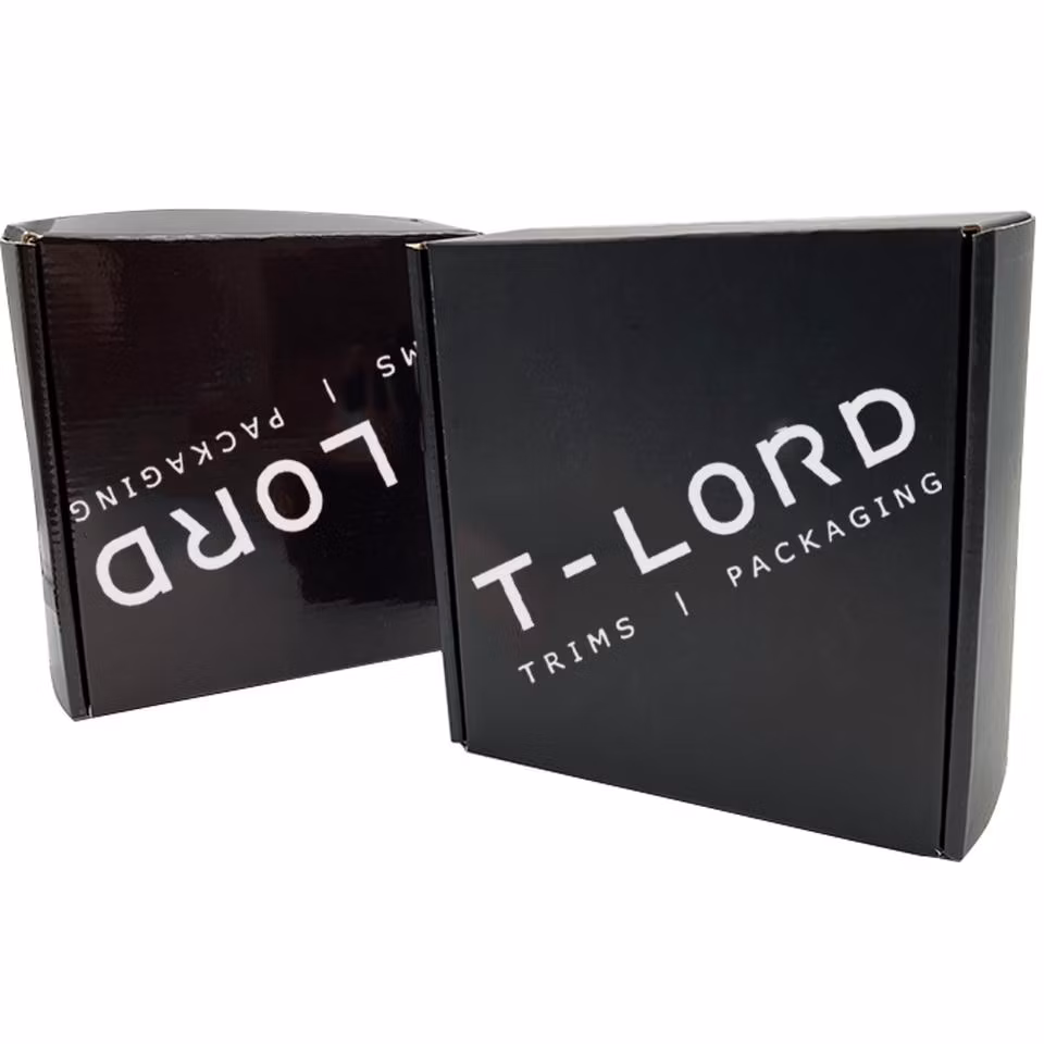 Eco Personalized Plant Luxury Shipping Boxes Small Large Folding Airplane Box Black Mailer Packaging Boxes for Small Business