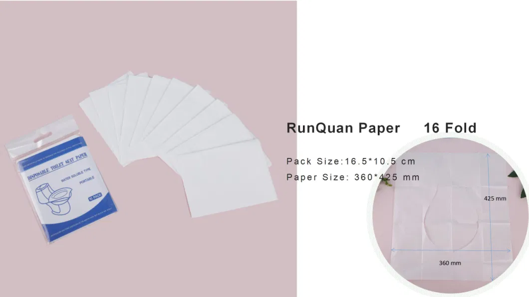 Ecological Toilet Seat Cover Toliet Seat Cover Paper Travel Disposable Toilet Seat Covers for Toddlers