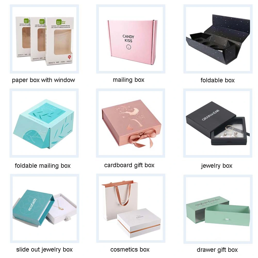 Pink Paper Jewelry Box in Bulk Custom Cardboard Jewellery Box with Your Personalized Logo Slide out Box for Jewelry Package