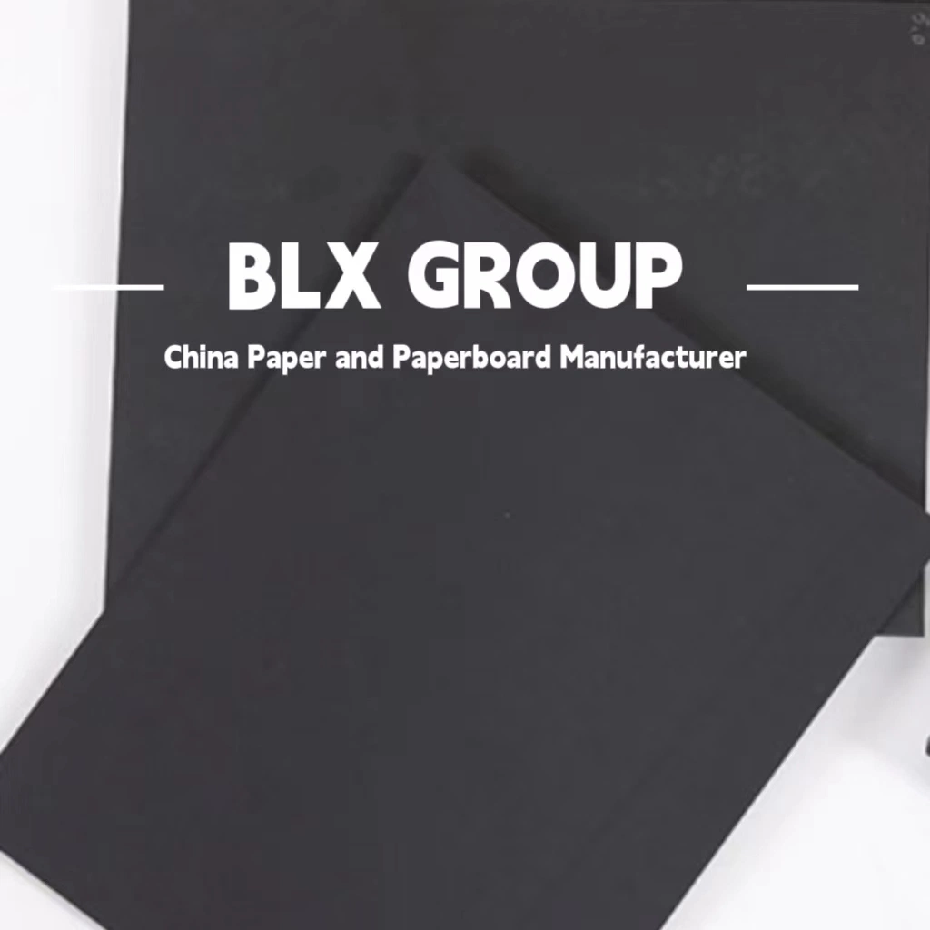 140g Plain Uncoated Black Kraft Paper for Kraft Paper Lamination