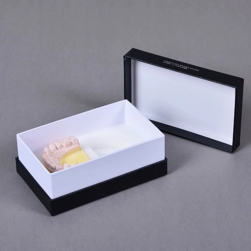 Clamshell Gold Stamping Wine Packaging Red Gift Box Custom Thick Paper Box