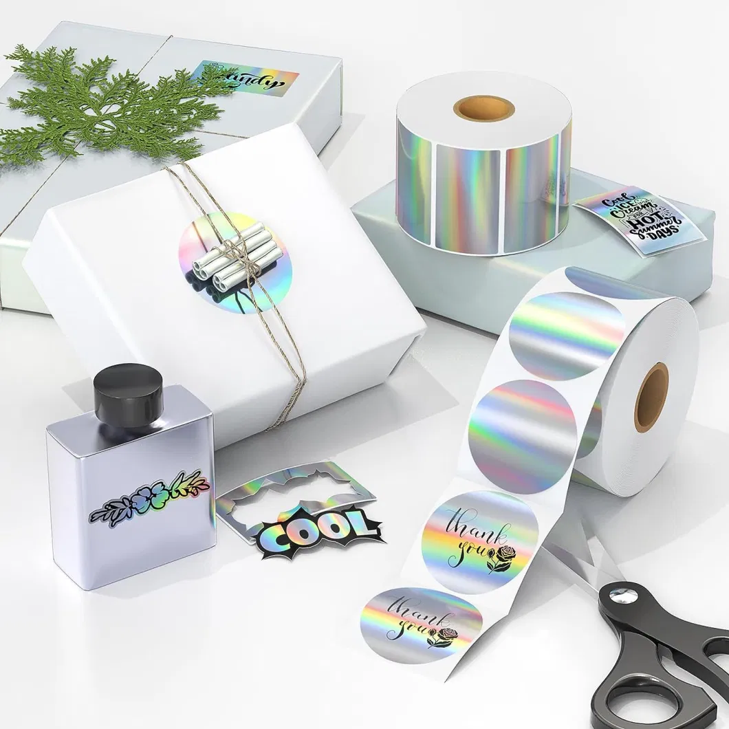 Custom Waterproof Blank Inkjet Label Roll Self Adhesive Glossy Label