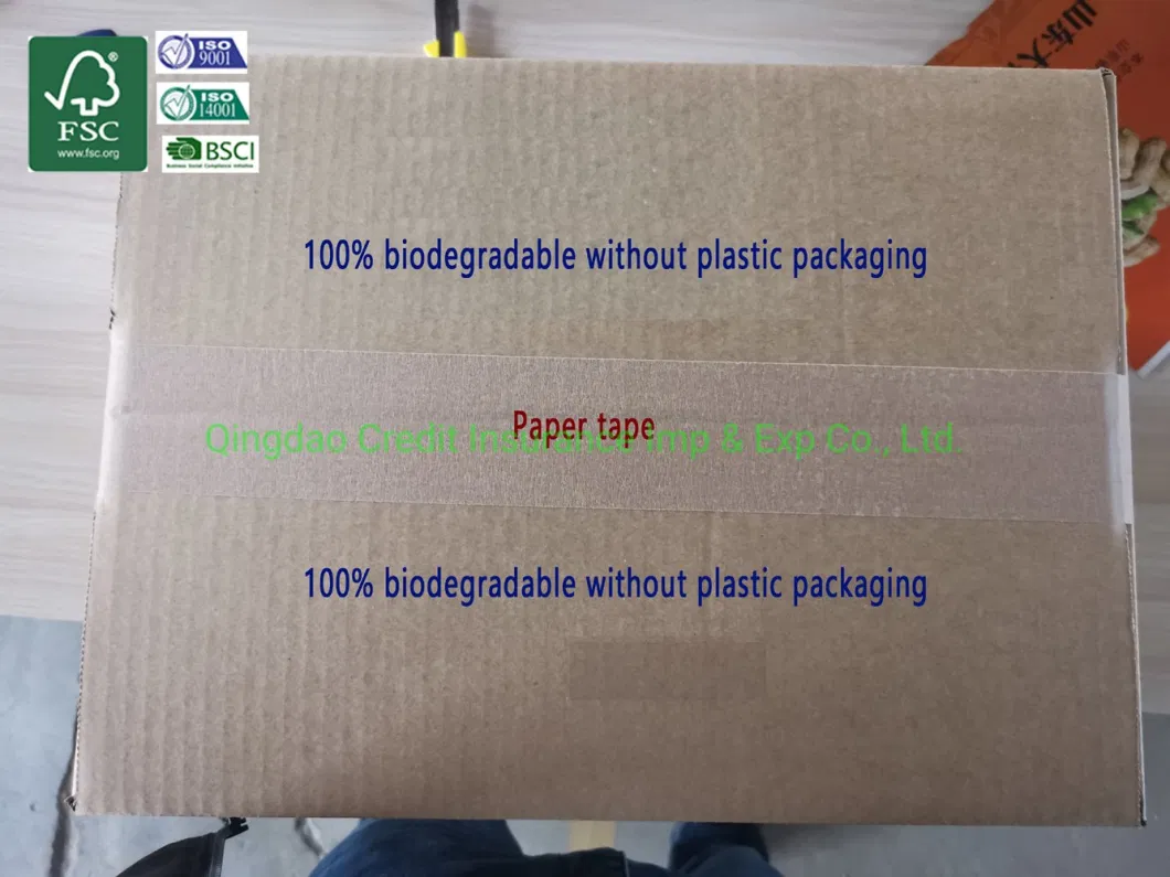 Unbleached Ecological Bamboo Toilet Paper Custom Logo